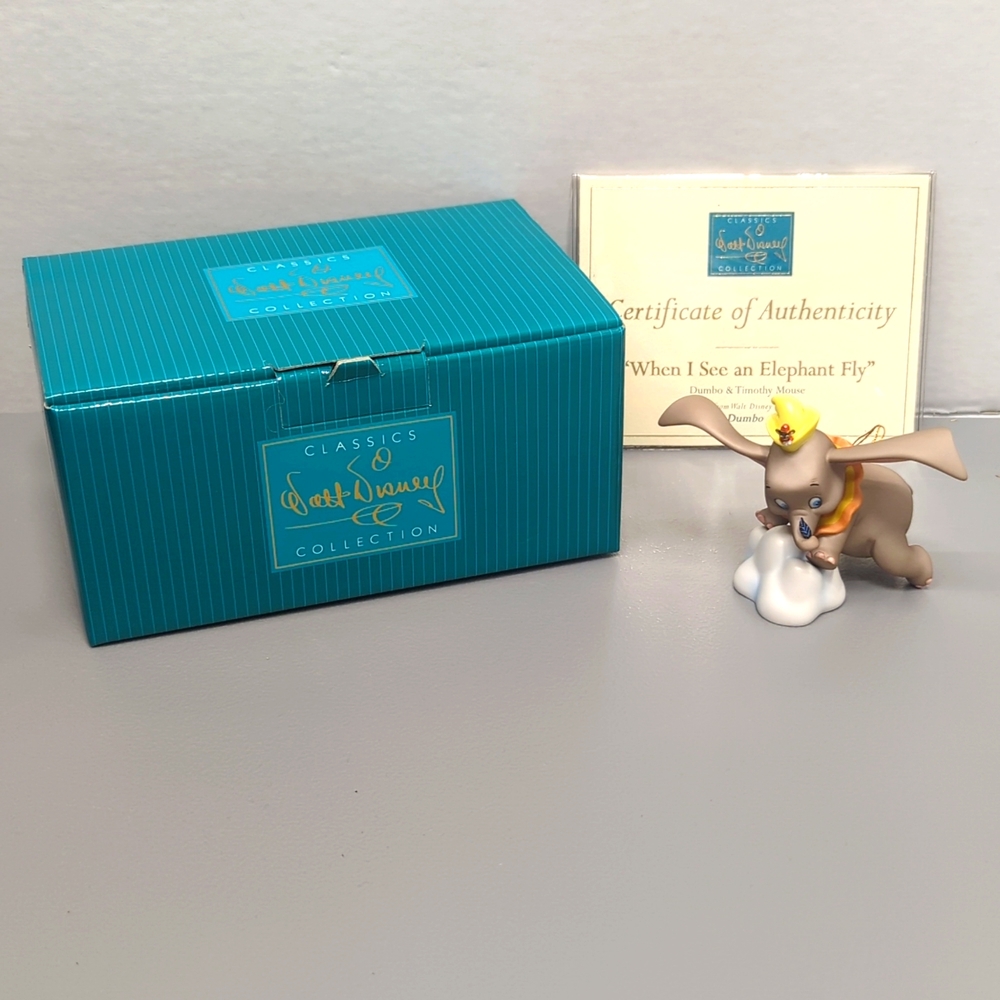 Walt Disney Classic Collection "When I see an elephant Fly" Christmas ornament